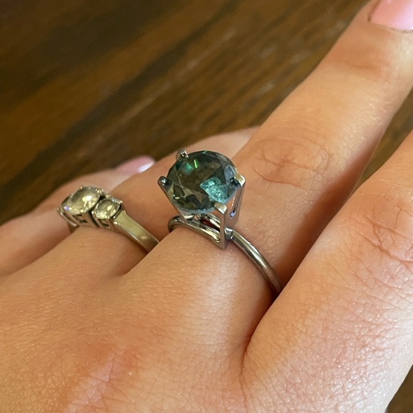 3.60CTW Genuine Natural Greenish-Blue Diamond SI3/Fancy • RETAIL $14,527USD - Picture 6 of 9